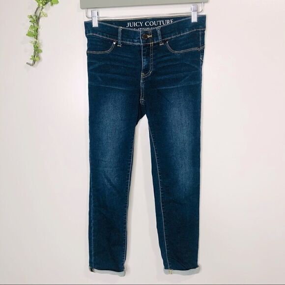 Juicy Couture Skinny Cropped Cuffed Jeans - Picture 1 of 12
